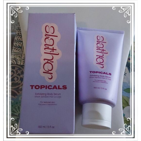 NIB~Slather Topicals Exfoliating Body Serum~Full Size 5 Fl. Oz.~ - Picture 1 of 6
